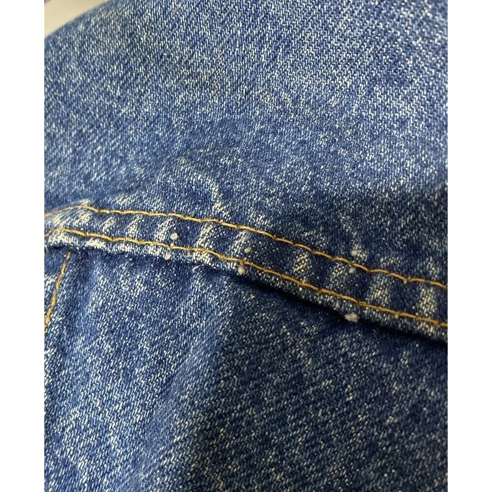 Vtg Levis Trucker Denim Jean Jacket Type III 70505 0217 Size 40 USA Medium Wash